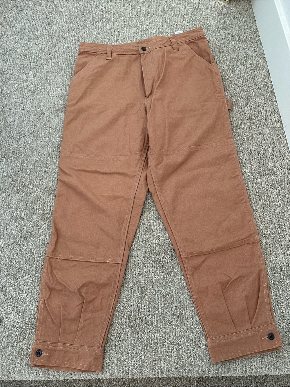 Women’s Brown Canvas Work Pants